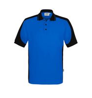 Hakro Poloshirt Contrast Mikral. Gr. 2XL - royalblau/schwarz