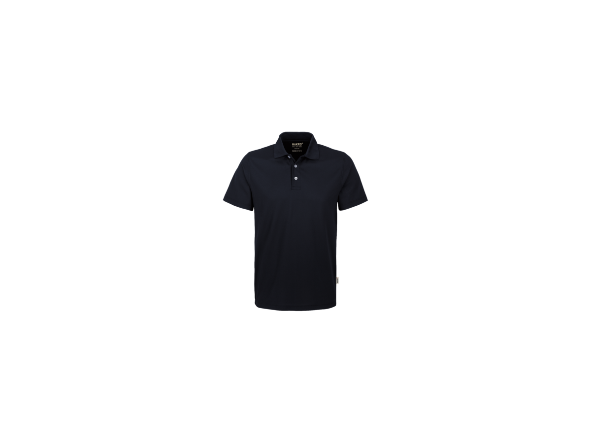 Poloshirt COOLMAX Gr. 2XL, schwarz - 100% Polyester, 150 g/m²