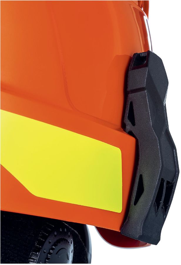 UVEX pheos forestry Schutzhelm orange - mit Metallvisier und Gehörschutz