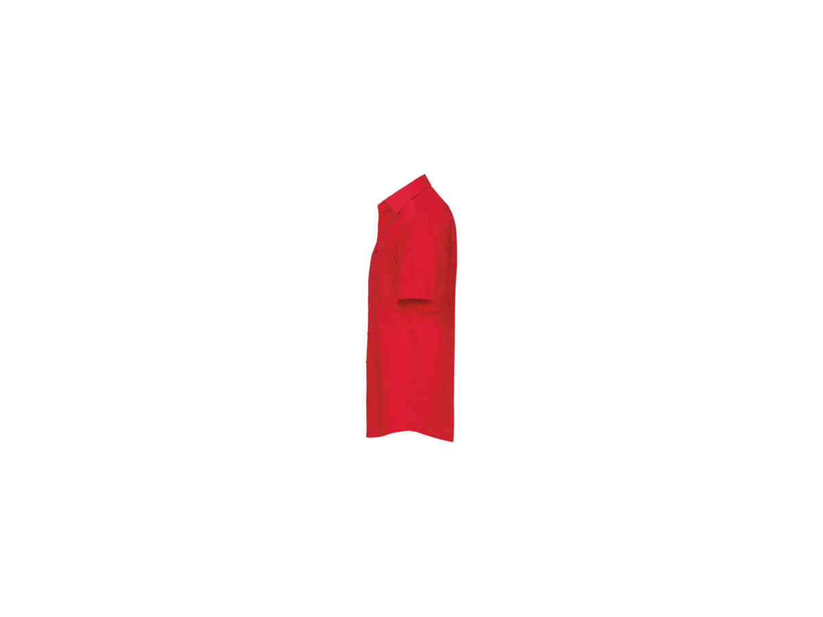 Hemd ½-Arm Performance Gr. L, rot - 50% Baumwolle, 50% Polyester, 120 g/m²