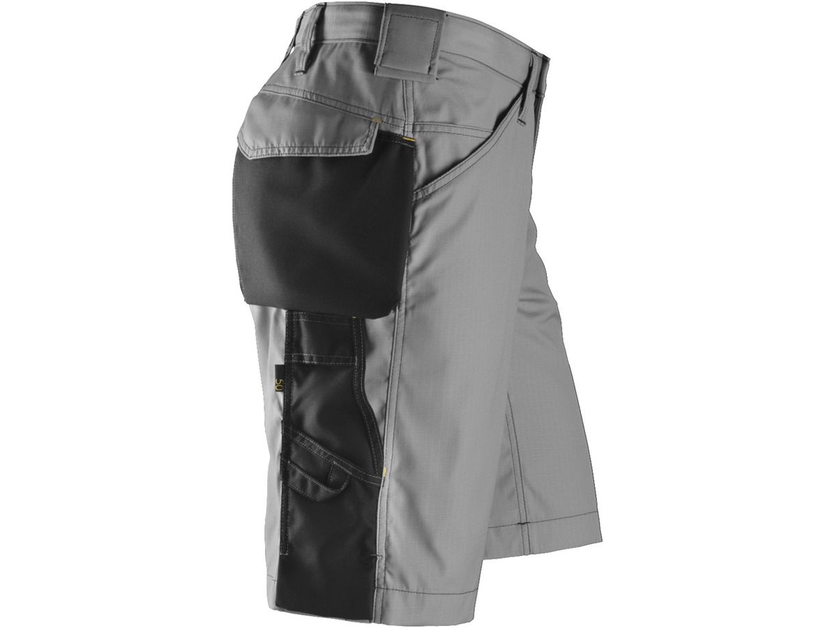 Handwerker Shorts, Gr. 50 - grau-schwarz, Rip Stop