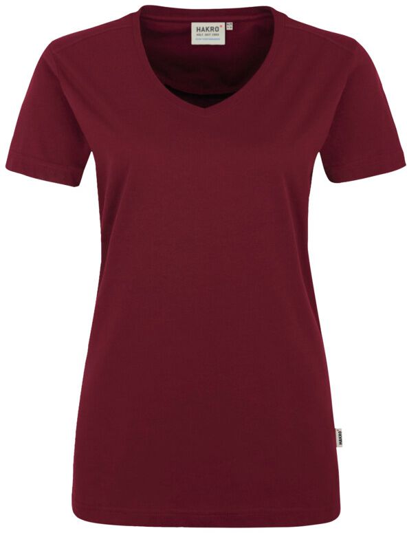 Damen V-Shirt Mikralinar PRO - 50% CO / 50% PES, 190 g/m2