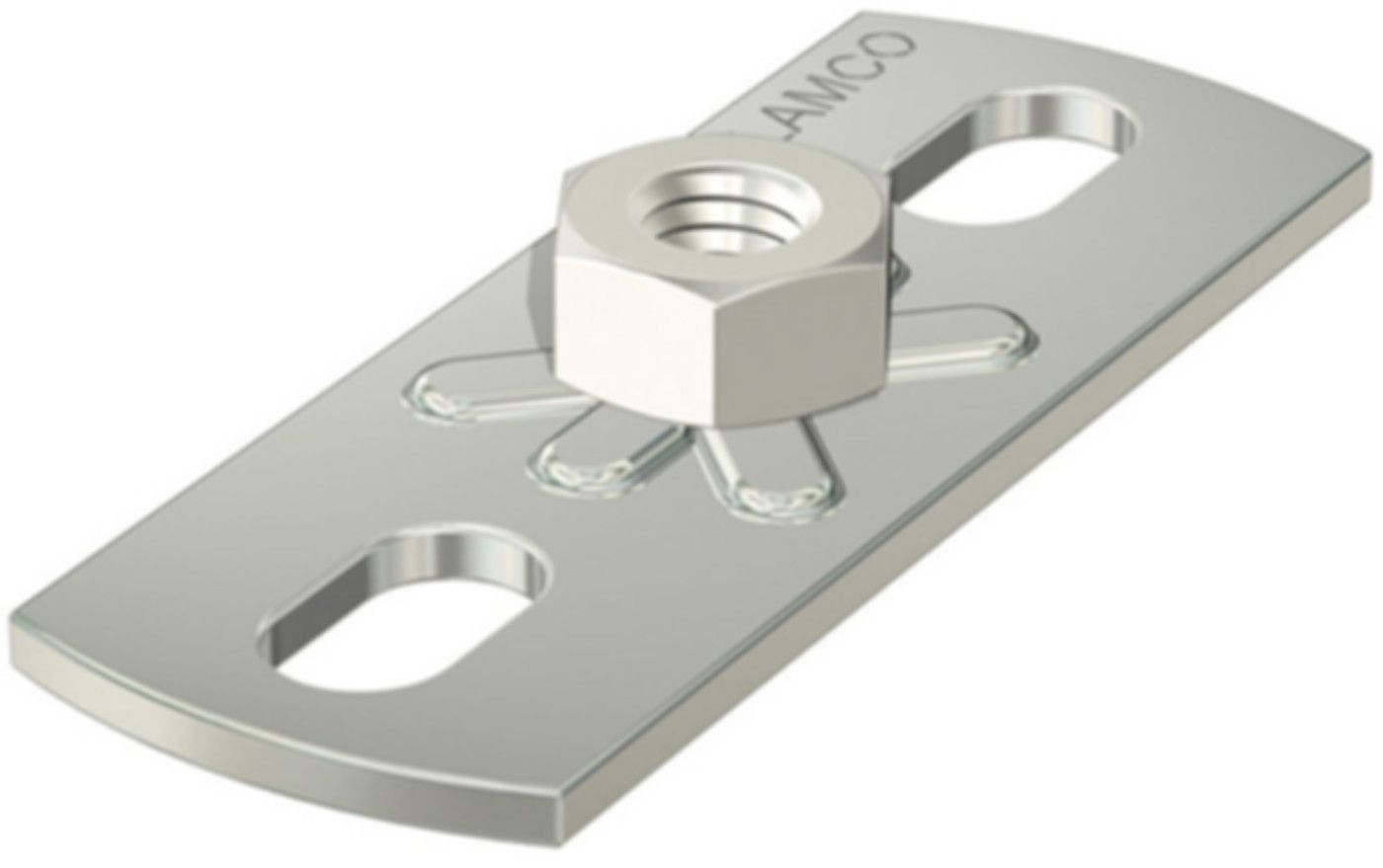 Grundplatten Inox FLAMCO GP - 80x30 mm