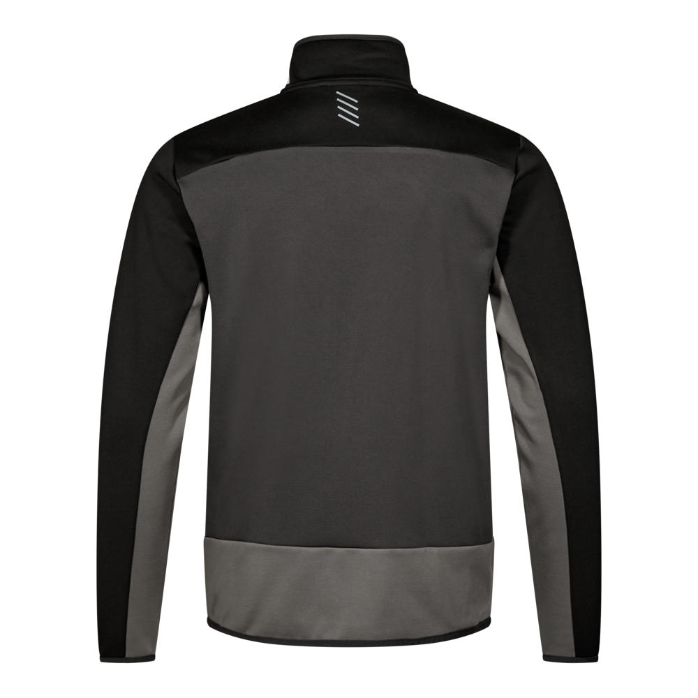 ENTIRE Midlayer-Cardigan Gr. M - Anthrazitgrau/Schwarz