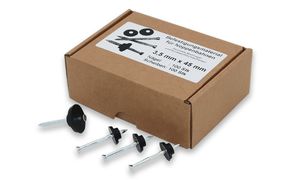 PM Montageknöpfe Ø 8 mm schwarz - mit Stahlnagel