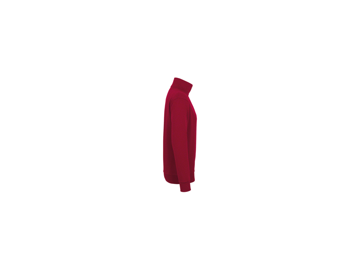 Zip-Sweatshirt Premium Gr. M, weinrot - 70% Baumwolle, 30% Polyester, 300 g/m²