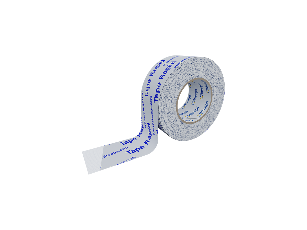 Riwega USB Tape Rapid 60 mm Klebeband - Rol. à 50 m (10 Rol./Pack)