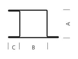 Profilstahlrohr Forster Nr.  32.855 - 50/50/20/1.5 mm
