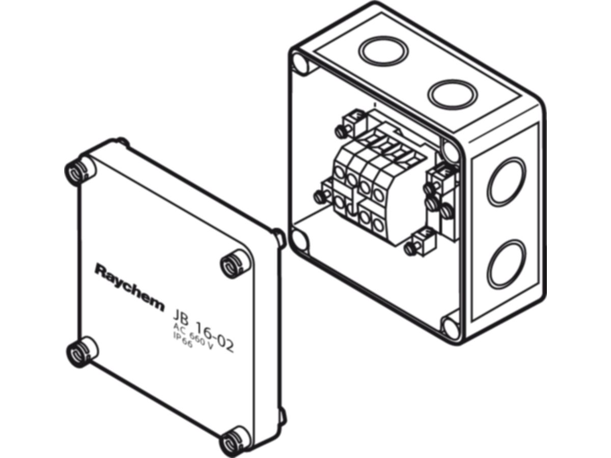 Anschlussdosen RAYCHEM JB 16-02