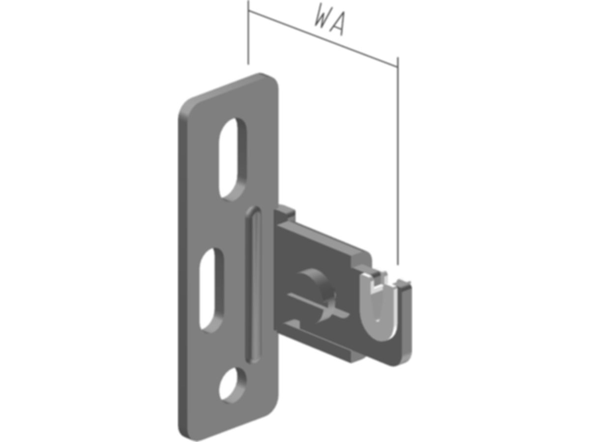Konsole für Heizwände Typ 126 - Wandbestand 10 mm