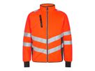 Safety Fleece Jacke Gr. 5XL - Orange/Anthrazit Grau