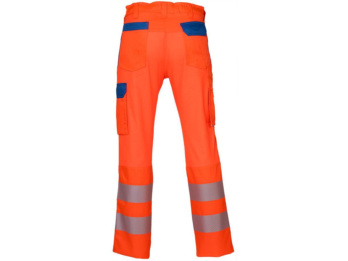 Warnschutzhose, leuchtorange/blau - ESTATE REFLEX, Gr. 46