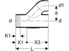 Geberit-Silent Parallelabzweig 110/110