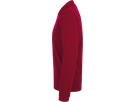 Longsleeve-Poloshirt Classic L weinrot - 100% Baumwolle, 220 g/m²