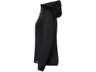 Damen Kapuzen-Tecjacke Florida, Gr. XL - schwarz