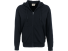 Kapuzen-Sweatjacke Premium S schwarz - 70% Baumwolle, 30% Polyester