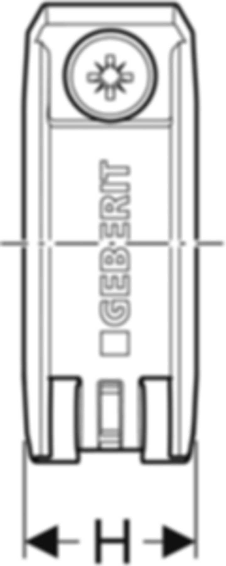 Fixpunktbefestigungen - GEBERIT FlowFit