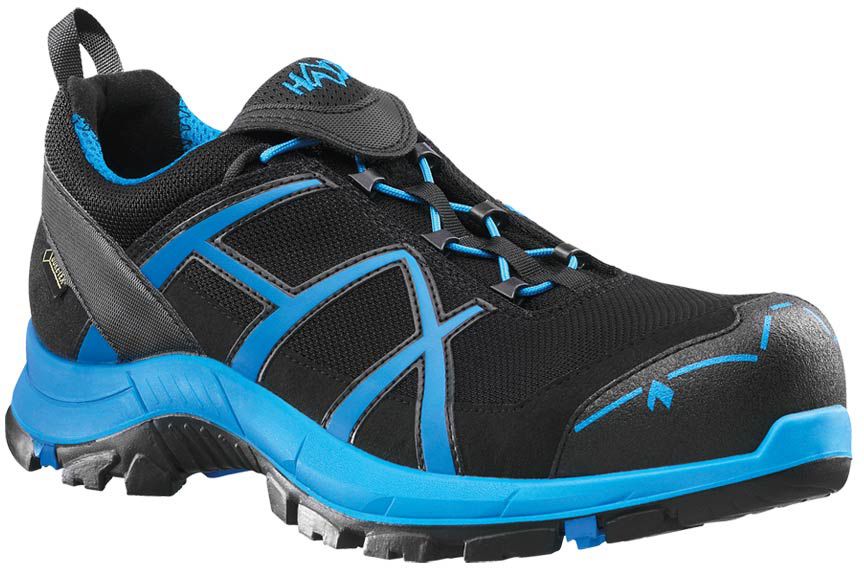 HAIX Black Eagle Safety 40 Low - S3-Sicherheitsschuh schwarz/blau