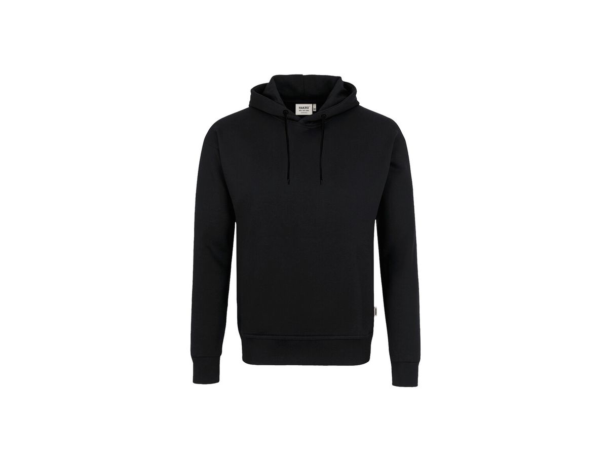 Kapuzen-Sweatshirt GOTS Gr.2XS - schwarz, 72% Baumwolle (Bio)28% Poly.