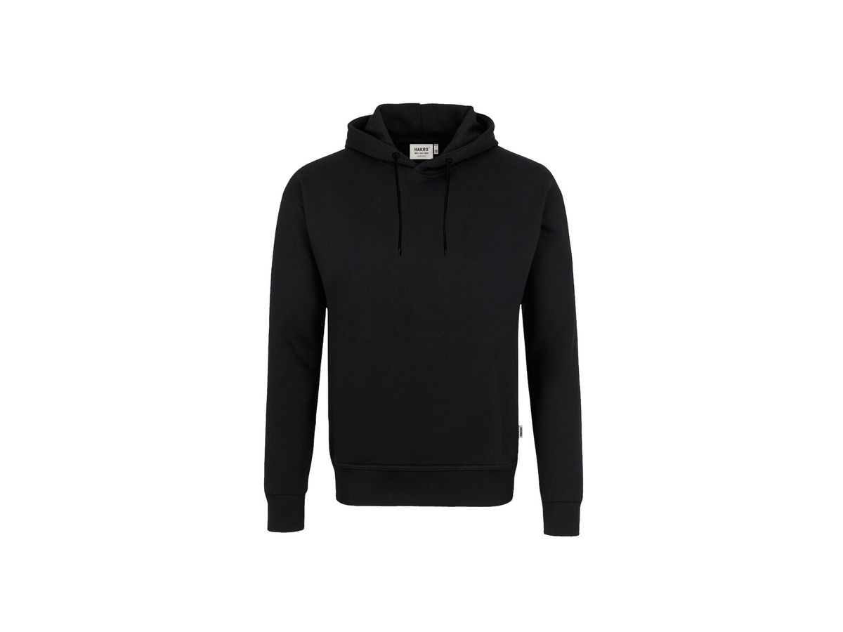Kapuzen-Sweatshirt GOTS Gr.L - schwarz, 72% Baumwolle (Bio)28% Poly.