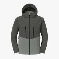 Wetterschutzjacke Zipln Herren Gr. 2XL - 88%Nylon 12%Elasthan, grau
