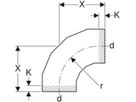 Geberit PE Segmentbogen 90°