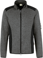 Strickfleecejacke Dawson 2XL anth. mel. - 100% Polyester, 280 g/m²