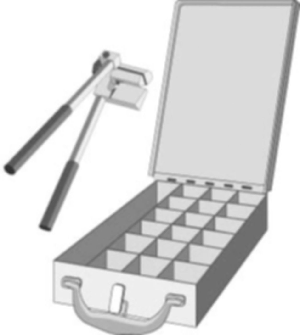 Sortimentkoffer CH LEIFELD - Biegzange,Kunst.eins.mit Koffer,Zubehör