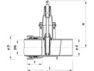 Spitzend-/Steckmuffen-Schieber BLS - 4028
