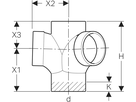 Geberit Silent Bogeneckabzweig 88.5/135° - db20, d110 mm