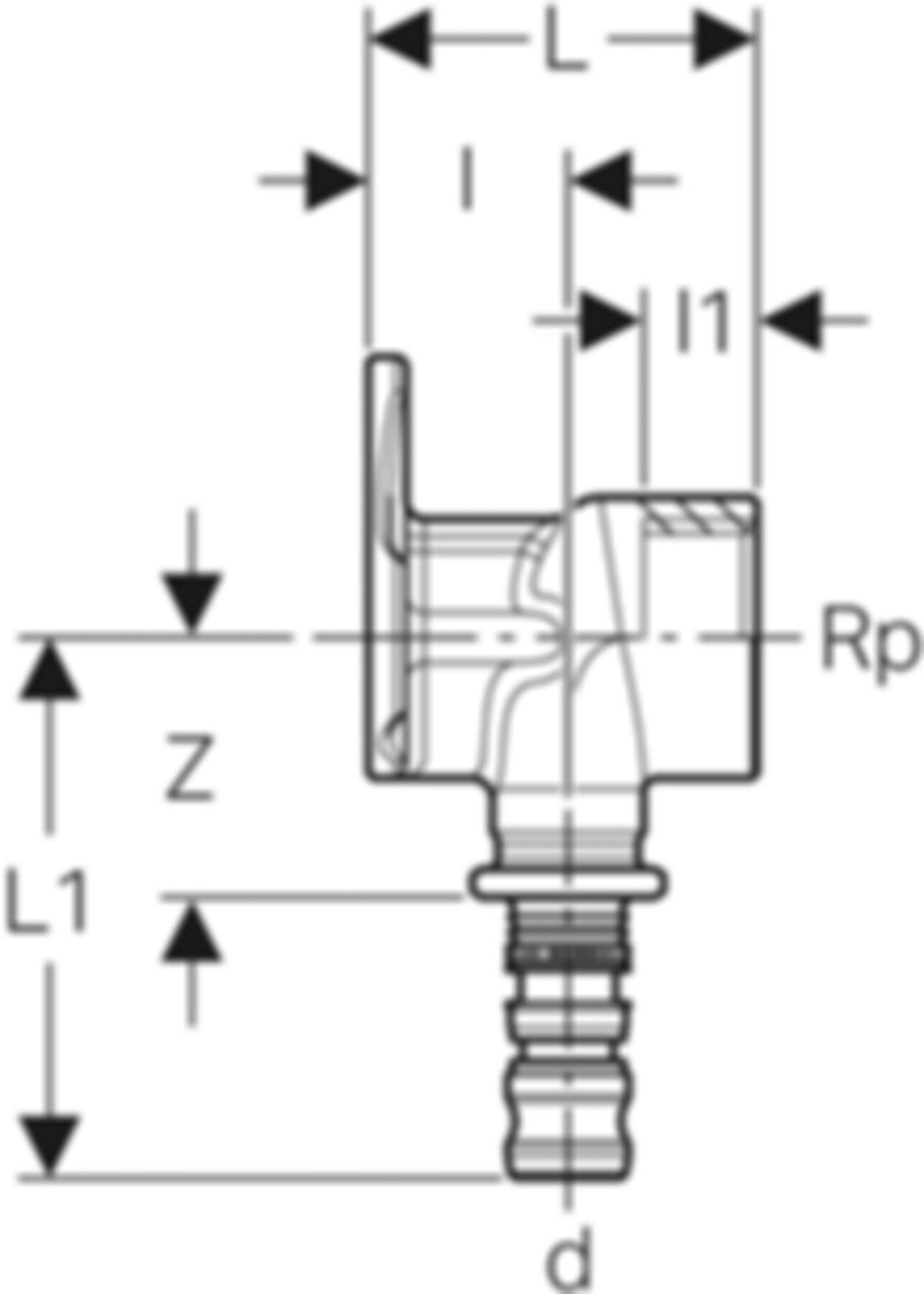Mepla Anschlusswinkel 90°