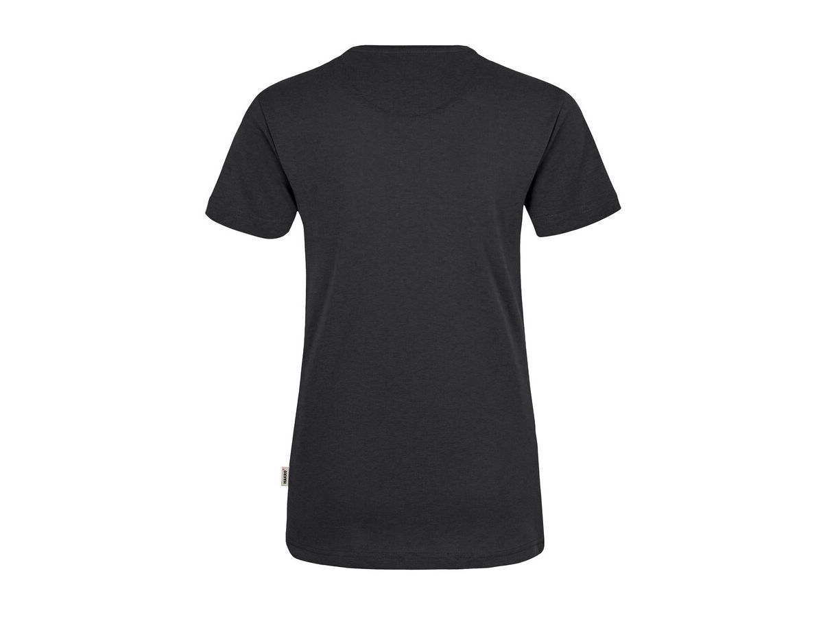 Damen V-Shirt Mikralinar, Gr. 4XL - karbongrau