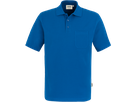 Pocket-Poloshirt Top Gr. M, royalblau - 100% Baumwolle, 200 g/m²