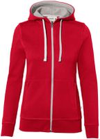 Women-Kapuzen-Jacke Bonded 55 % Polyest. - 45 % Baumwolle, 340 g /m²
