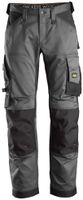 AllroundWork Arbeitshose, Gr. 40 - stahlgrau-schwarz, Stretch Loose Fit