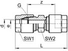 Serto Nr. So-41021 18 mm - Gerade Verschraubung