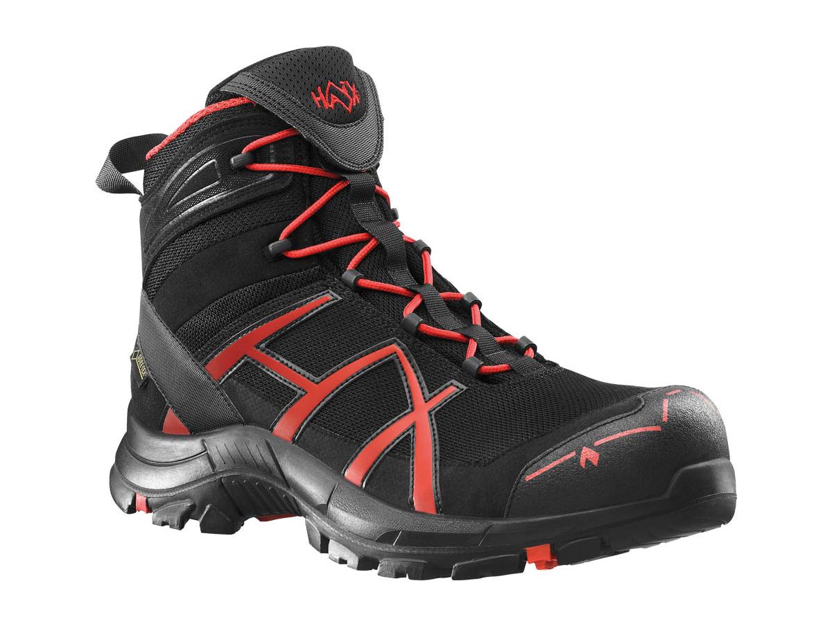 HAIX Black Eagle Safety 40 mid black/red - S3-Sicherheitsschuh Grösse: 6.5