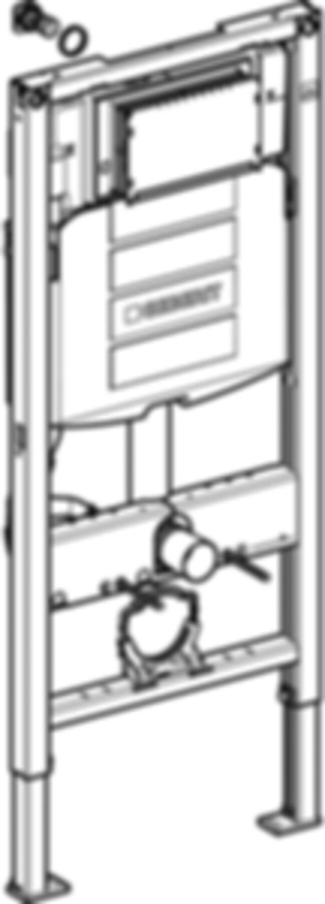 Geberit Duofix-Wand-WC-Element Sigma - Typ 112, Betätigung vorne