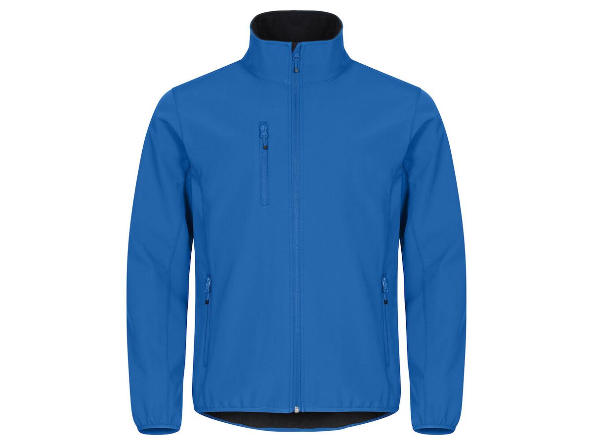 CLIQUE Soft Shell Jacket Gr. XS - Royal Blau, 96% Rec-Pol./4% Ela, 280g/m²