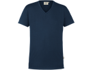 V-Shirt Stretch Gr. S, tinte - 95% Baumwolle, 5% Elasthan, 170 g/m²