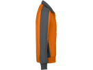 Sweatjacke Contrast Perf. S orange/anth. - 50% Baumwolle, 50% Polyester, 300 g/m²