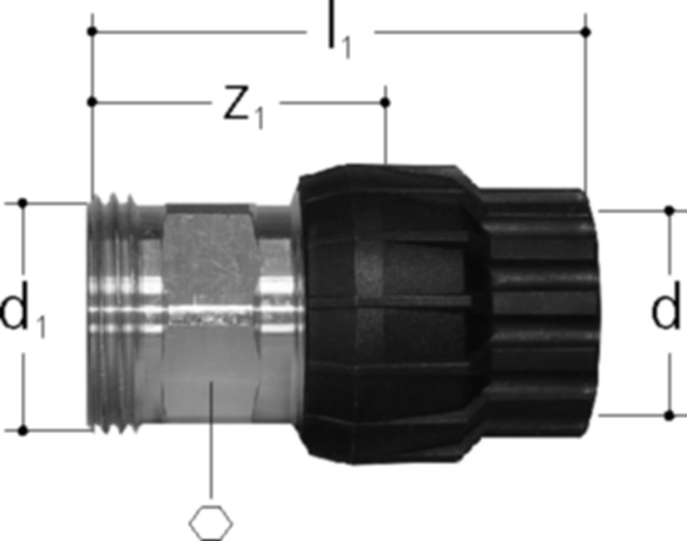 Sanipex MT-Uebergang Verteiler
