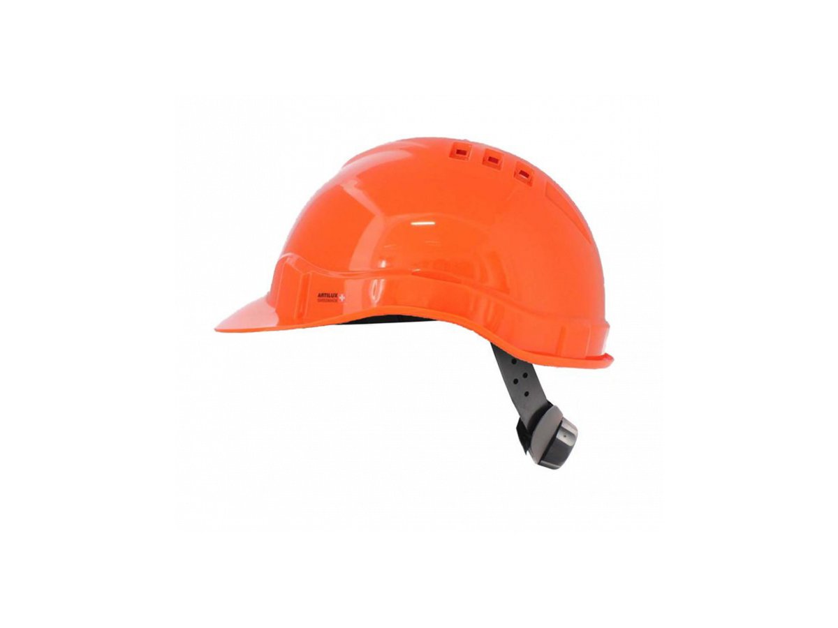 Schutzhelm Articap II ROTO orange - Drehverschluss und Schweissband