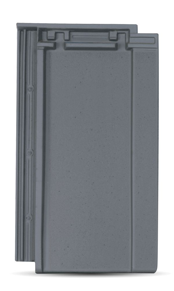 FlachSchiebeZiegel FS 03 dunkelgrau