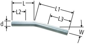 Optipress-Rohrbogen 15°