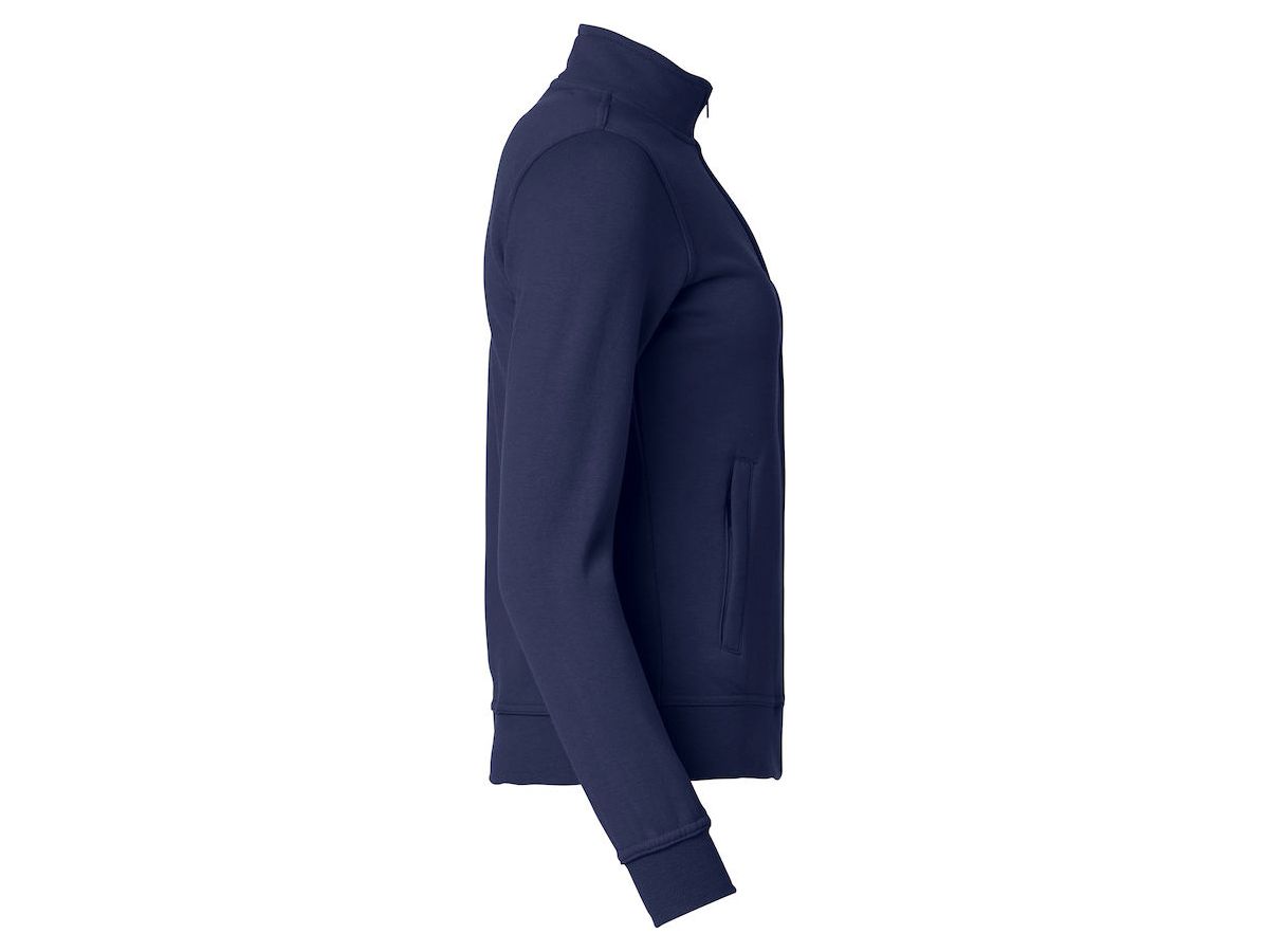 CLIQUE Basic Cardigan Sweatjacke Gr. M - dunkelmarine, 65% PES / 35% CO, 280 g/m²