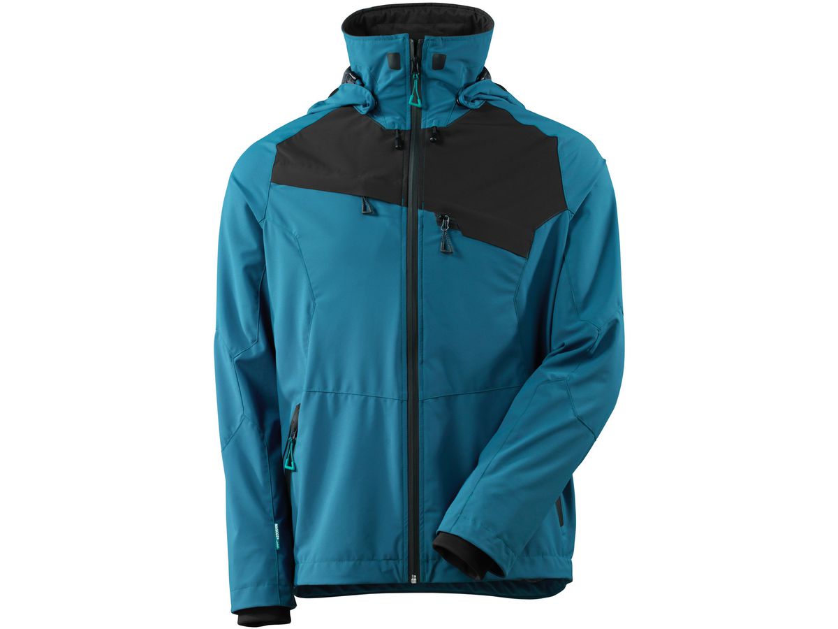 Hard Shell Jacke geringes Gewicht - wasserdicht, 87% PA / 13% EL, 200 g/m2