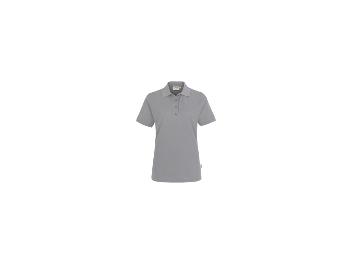 Damen-Poloshirt Perf. Gr. XS, titan - 50% Baumwolle, 50% Polyester