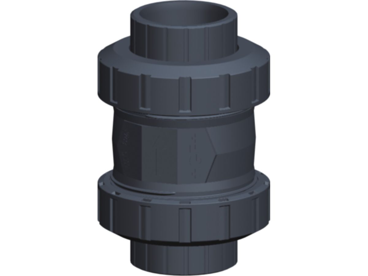 RSV 561 PVC-U/EPDM d63 DN50 - mit Klebestutzen metrisch