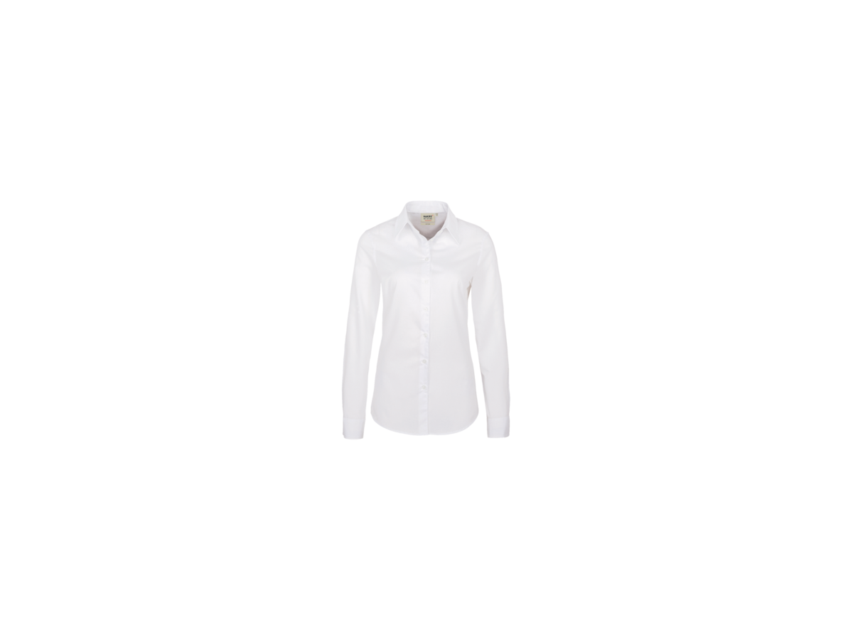 Bluse 1/1-Arm Performance Gr. 4XL, weiss - 50% Baumwolle, 50% Polyester, 120 g/m²